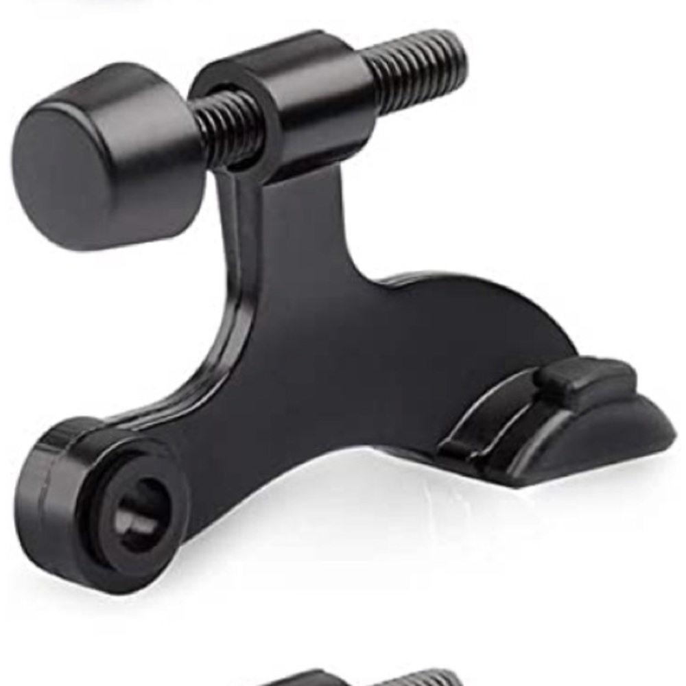 Amazon Hinge Pin Black Deluxe Heavy Duty Door Stopper 2-1/2"x1-3/4” set 5